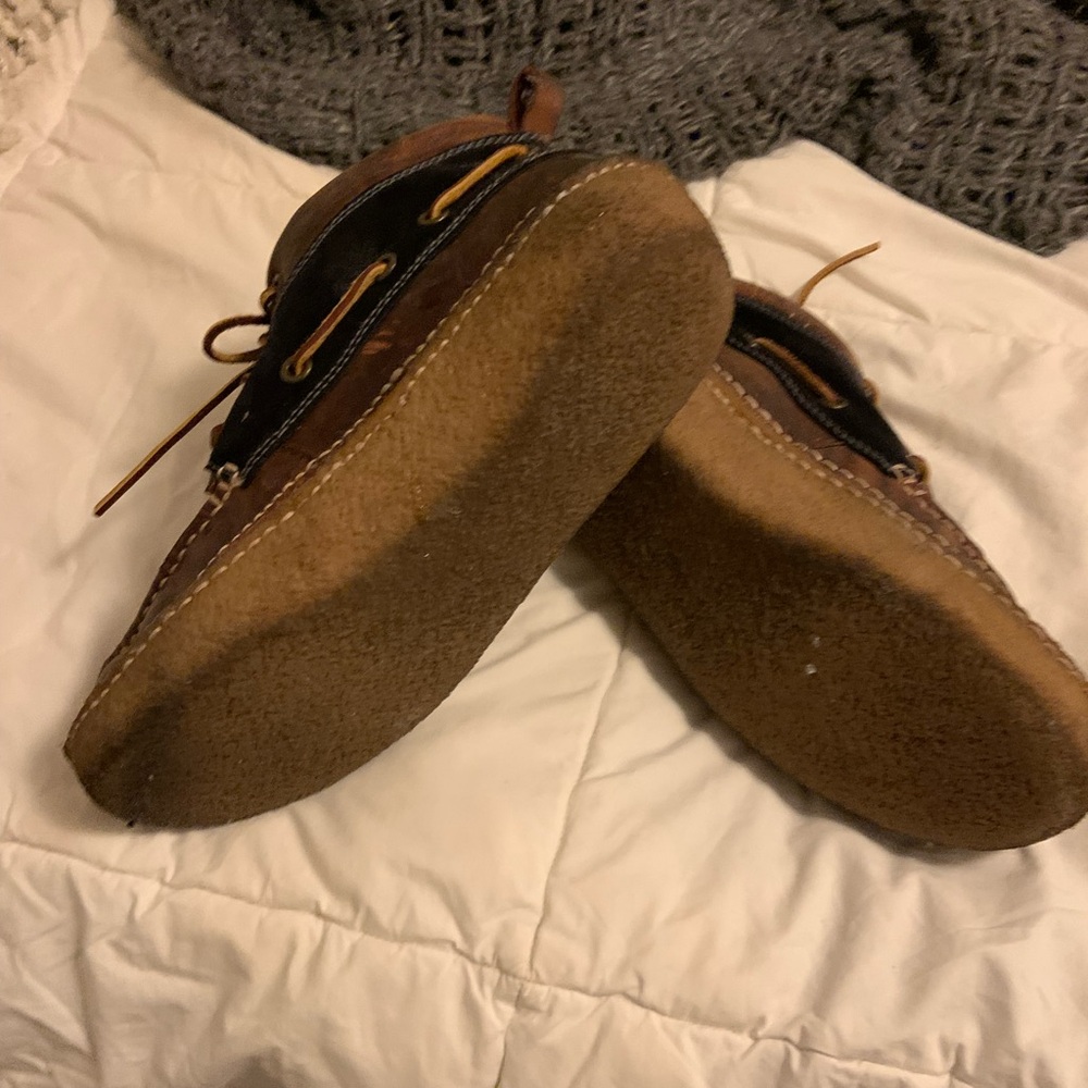 Polo Ralph Lauren Brown and Black Leather Boots - Picture 3 of 4